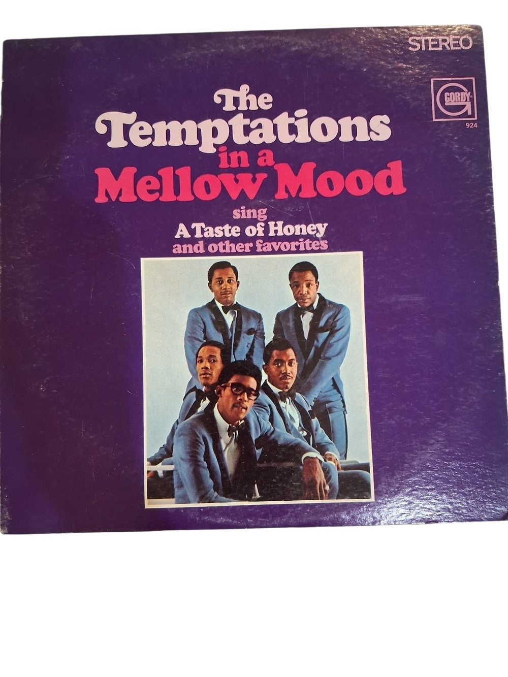 The Temptations 'Mellow Mood' Vynil Record